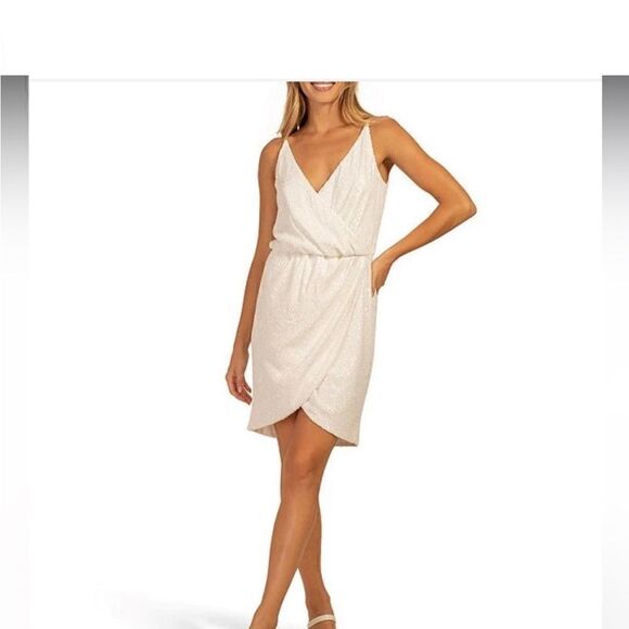 Trina Turk Womens Allure Mini Dress, White - Picture 7 of 15